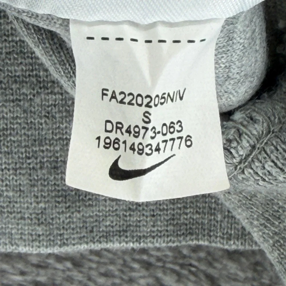 Nike Womens Sportswear Tech‎ Fleece Cropped Hoodie Grey DR4973-063 Small